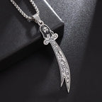 Islamic Sword Pendant Necklace