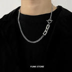 Trend Lock Necklace For Man Woman Hip Hop Titanium Steel OT Clavicle Chain Punk Jewelry Charm Unisex Accessories Wholesale