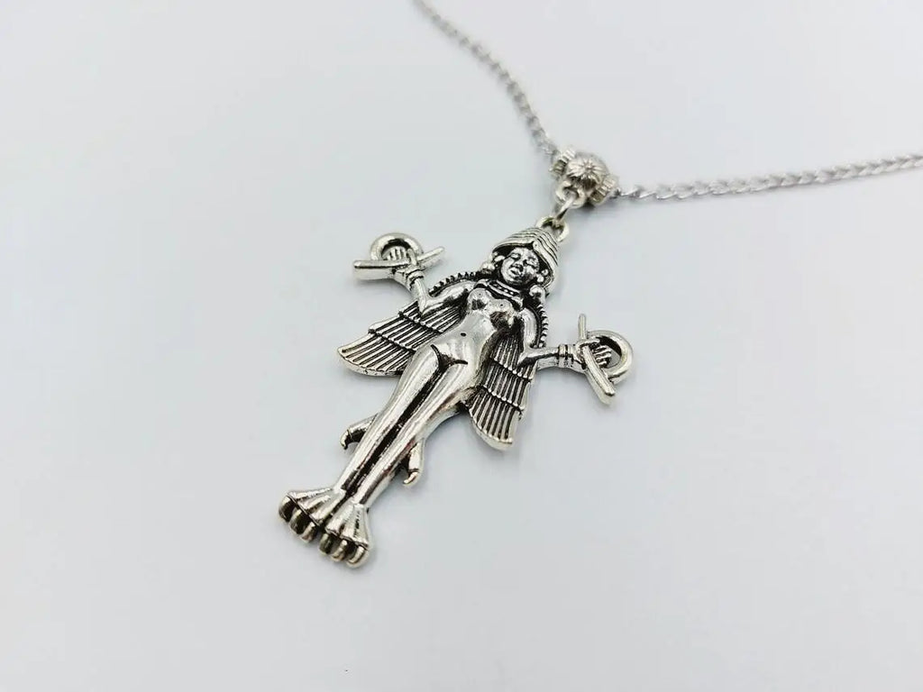 Lilith - Inanna - Ishtar Pendant Necklace - Ereshkigal sumerian necklace burney relief vampire demonic satanic gothic