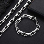Black Cuban Bracelet Stainless Steel PVD