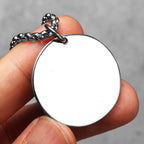 Jesus Shepherd Pendant — Stainless Steel