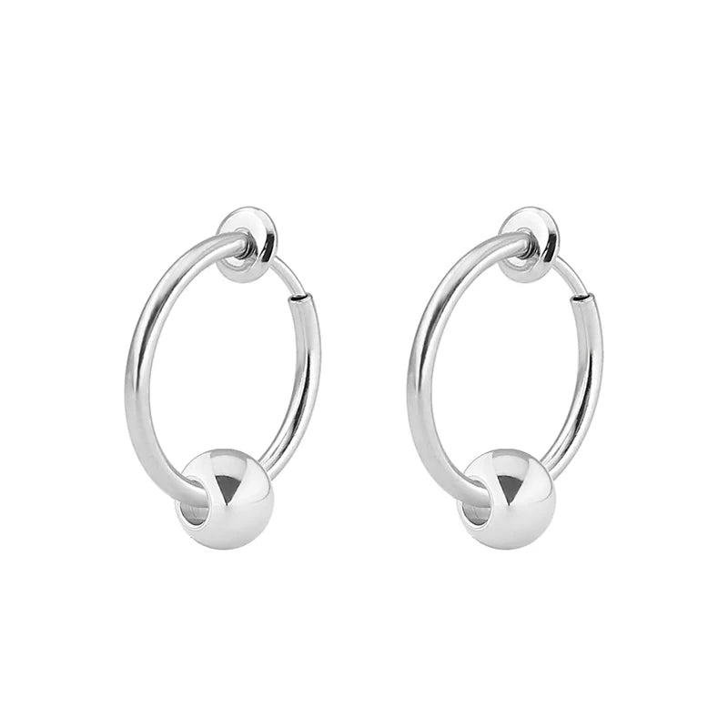 Rivet Clip Earring — Gold Stainless Steel