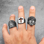 Religion Jesus Skull Ring — Stainless Steel