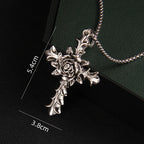 Cross Steel Pendant Rose Summer Earth Jumpy