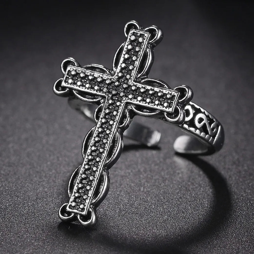 Vintage Cross Gold Ring