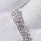 Gold VVS Moissanite Cuban Necklace 6MM