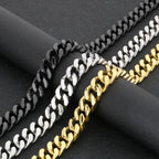 Massive Cool 20mm Width 70cm Long Chain Man Necklace 316L Stainless Steel Curb Cuban Link Chains On Neck Jewelry Men's