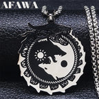 Dragon Stainless Steel Pendant Necklace