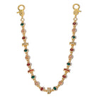 Iced Out Waist Chain Colored Zircon Geometric