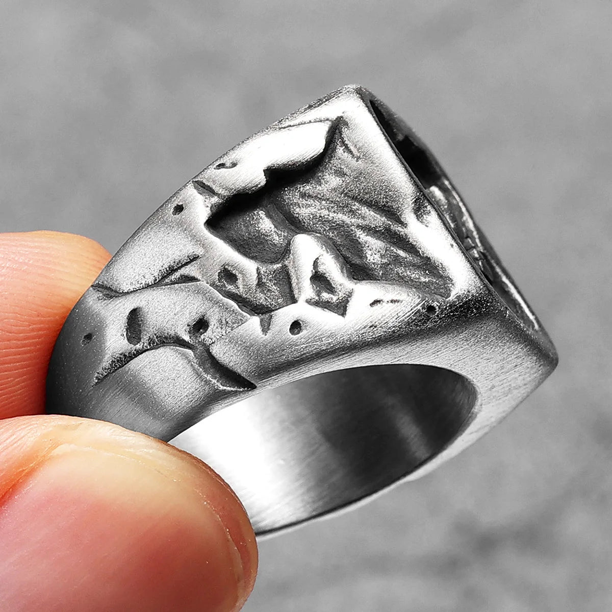 Thumb Up Ring Stainless Steel Retro