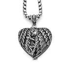 Angel Feather Wings Pendant Necklace for Men — Simple Chain