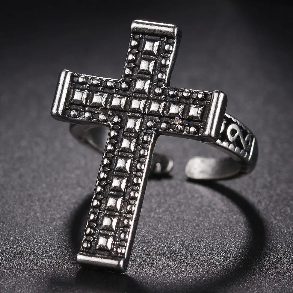 Vintage Cross Gold Ring