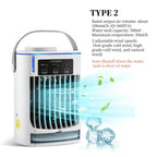 Small Space Air Conditioning for Home Rechargeable Portable Summer Desktop Air Cooler Spray Fan Moist Clean Air for