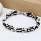 Motorcycle Bike Chain Bracelet — Stainless Steel
