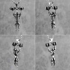 Dumbbell Fitness Pendant Necklace — Stainless Steel