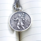 St. Christopher Pendant — 925 Silver
