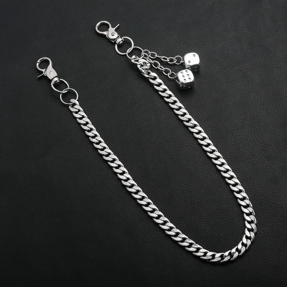 Punk Dice Waist Chain Necklace — Lobster Clasp