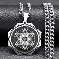 Angel Metatron Pendant Necklace — Stainless Steel