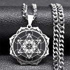 Angel Metatron Pendant Necklace — Stainless Steel