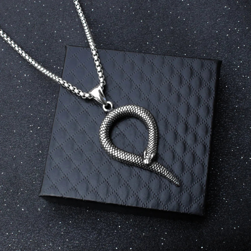 Snake Steel Chain Retro Dark Bite
