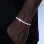 Gold VVS Tennis Chain Moissanite 5MM Iced Out