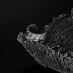 Retro Cyberpunk Gear Armor Ring For Men Antique Punk Gothic Adjustable Ring Handmade Rock Biker Accessories Man Jewelry Gift
