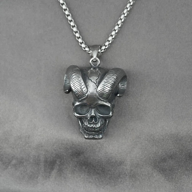 Demon Steel Pendant European American Dominant