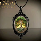 Gothic Crow Cross Pendant Necklace