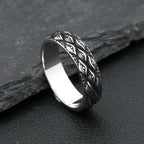 Evil Eye Steel Ring Vintage 316L Japanese Mythology