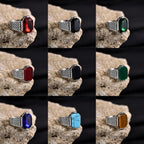 R3351 Men's High Quality Stainless Steel Multiple Color Styles Onyx Rings Jewelry Professional Factory Made