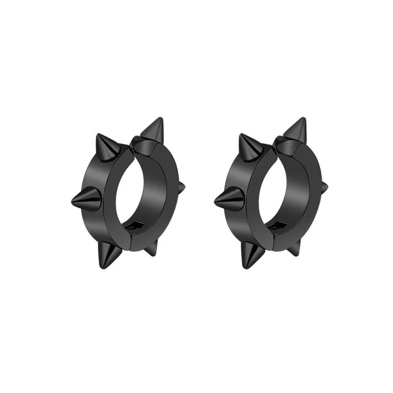 Rivet Clip Earring — Gold Stainless Steel