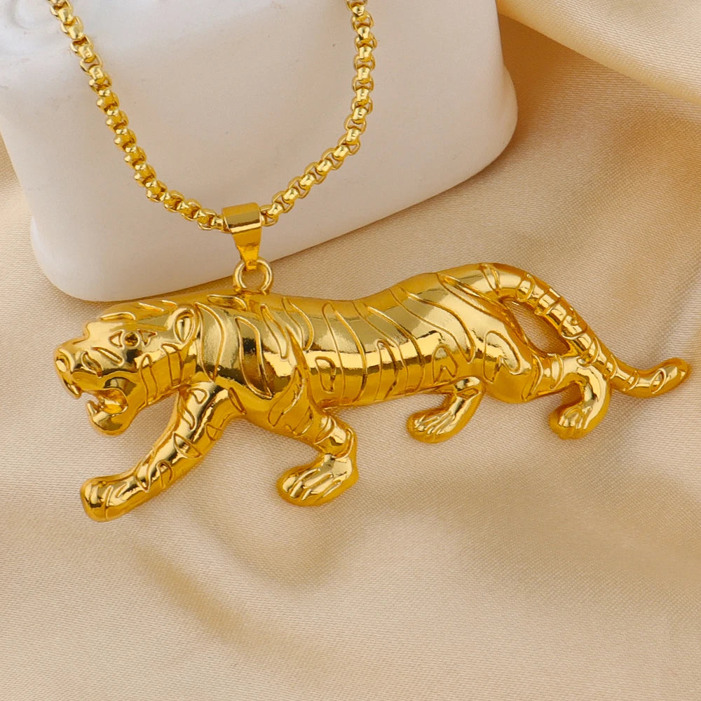 Gold-Tone Stainless Steel Pendant Necklace
