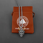 Retro Prajna Punk Gothic Evil Demon Skull Mask Pendant Necklace Cool Guy Hip Hop Rock Party Sweater Chain Jewelry Wholesale