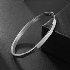Fashion Design Stainless Steel Curved Tableware Fork Open Bracelet Men and Women Personality Charm Hip Hop Casual