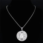 Solomon Pentacle Seal Pendant — Stainless