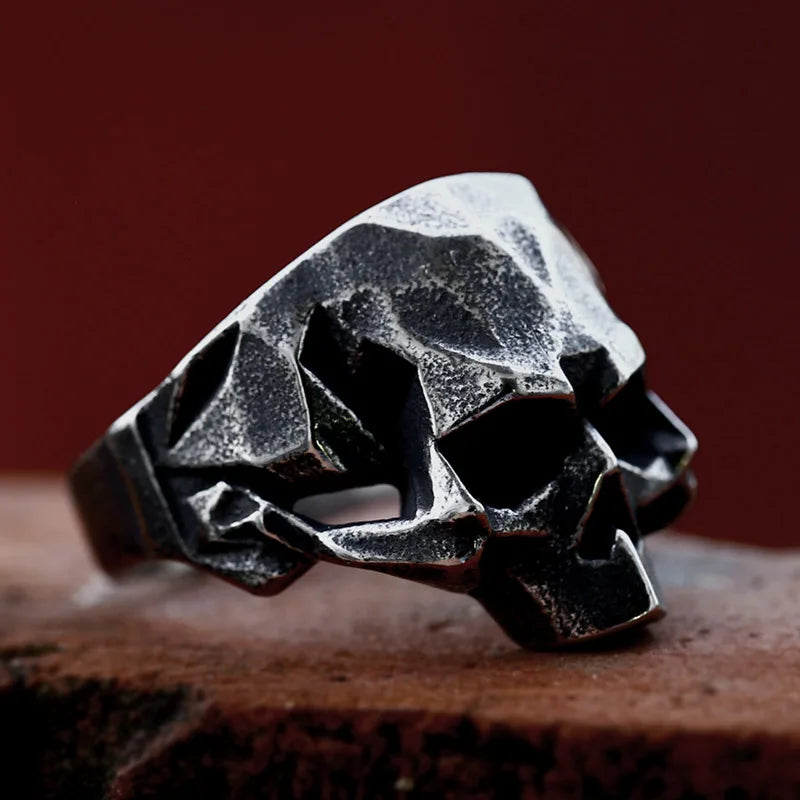 Skull Ring — 316L Stainless Steel Punk