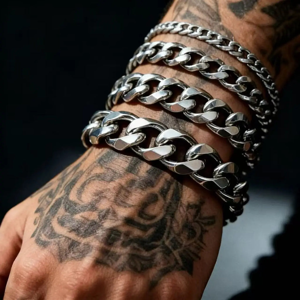 Cuban Chain Bracelet 15mm — Stainless Steel