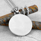 Classic Lion Viking Odin Pendant — Stainless Steel