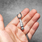 Barber Shaver Pendant Necklace Stainless Steel