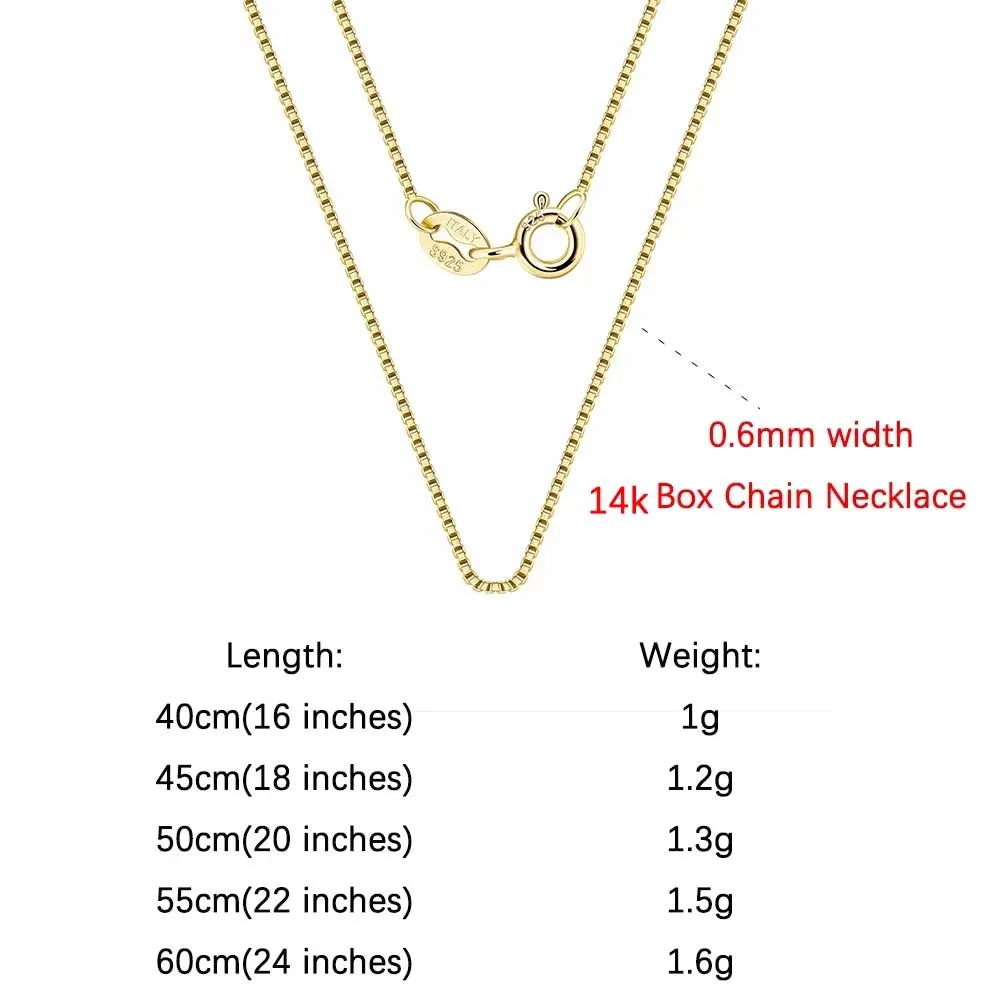 ORSA JEWELS Genuine 925 Sterling Silver Paperclip Chopin Rope Cuban Figaro Box Cable Chain Necklace Simple Basic Chain