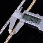 Tennis Chain Necklace Stainless Steel 6MM Water Drop
