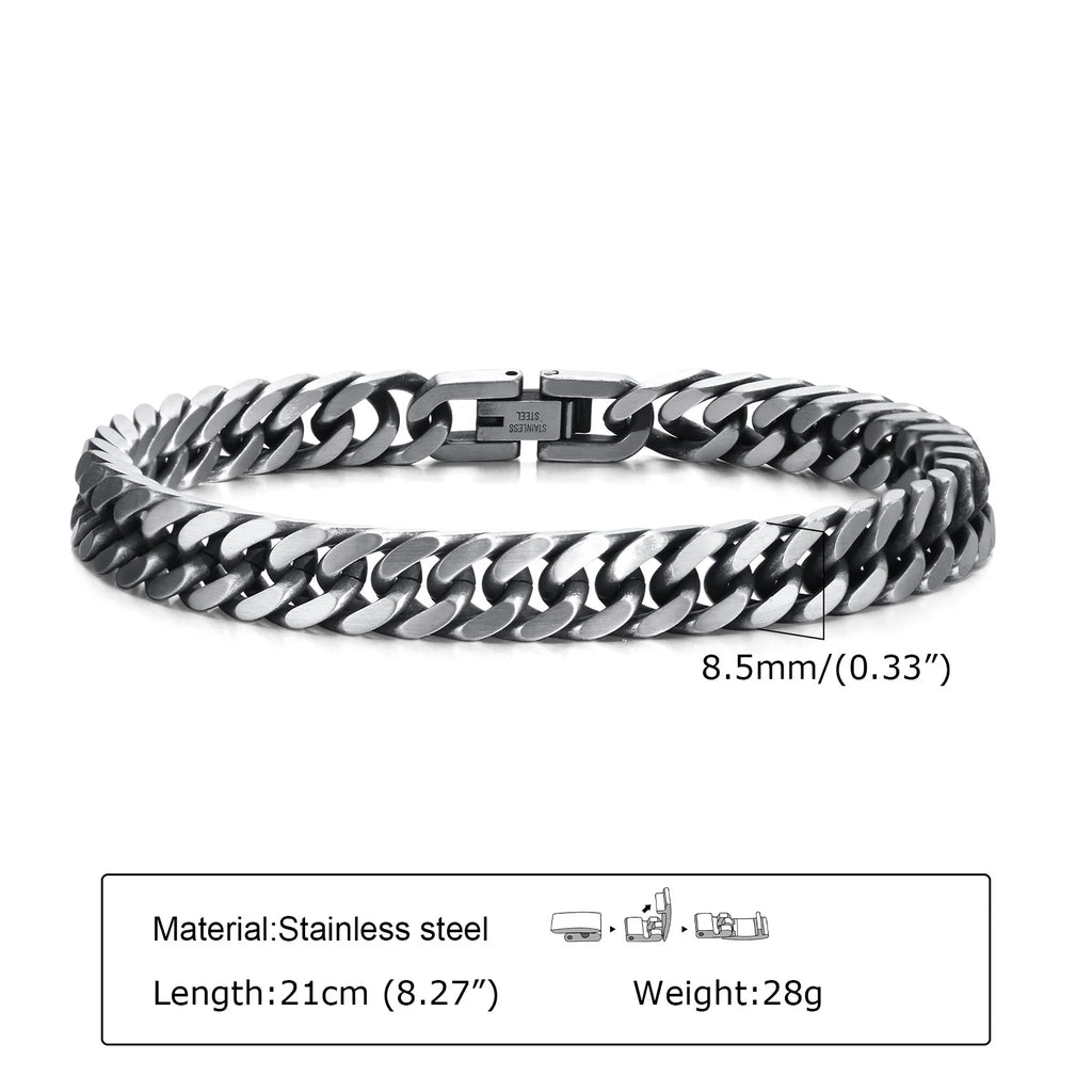 Miami Cuban Link Bracelet — Stainless Steel