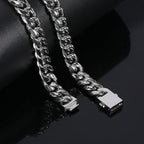 Cuban Link Chain Necklace — Stainless Steel 10mm 22"