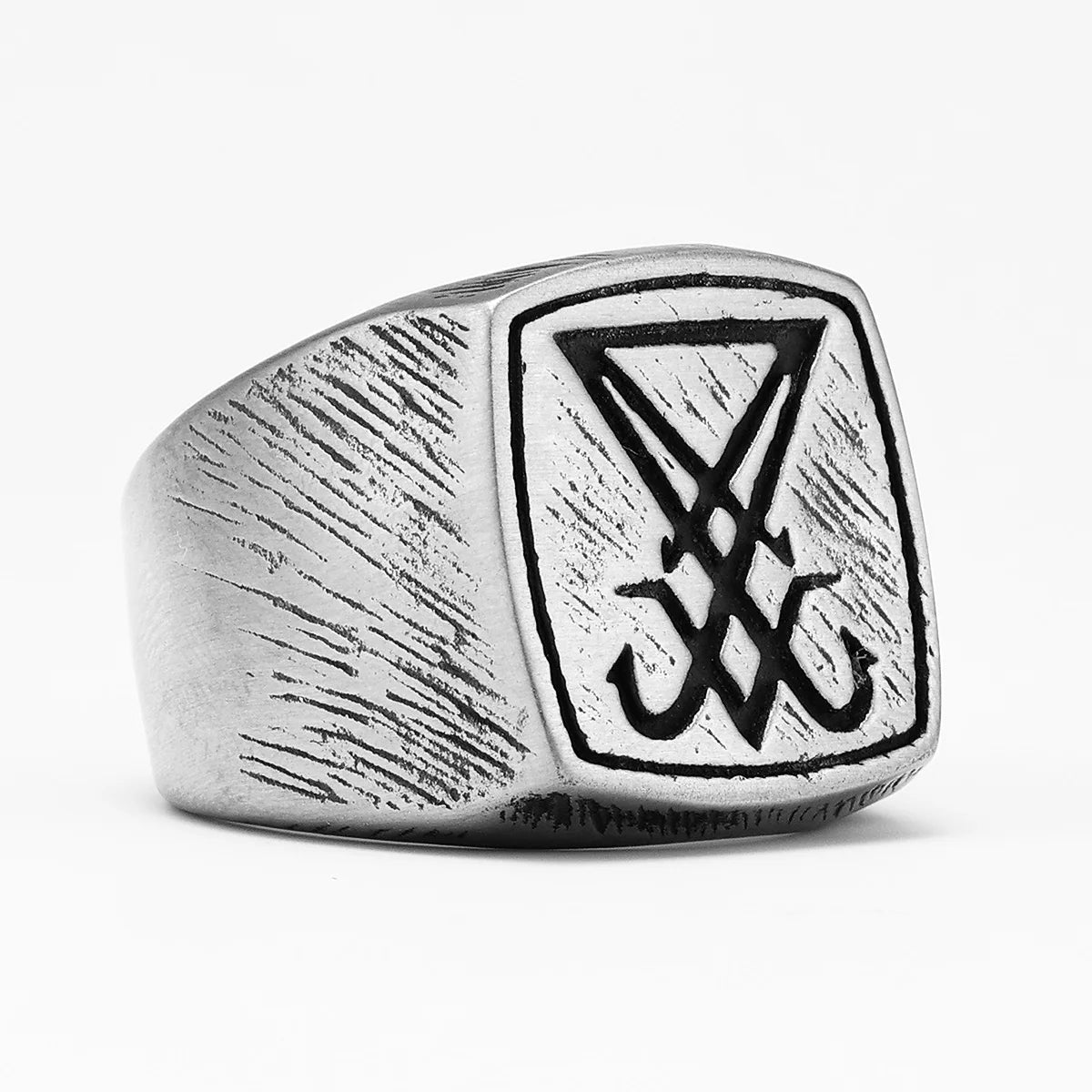 Gothic Satan Ring Stainless Steel
