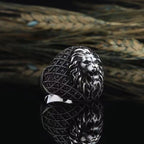 New Fashion Atmospheric Domineering Lion Head Ring Men's Anniversary Holiday Jewelry