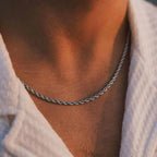Twisted Rope Chain Necklace 5mm — Stainless
