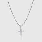 Punk Stiletto Cross Anime Accessories Judgement Chain Necklace Hunter X Hunter Pendant Men's Jewelry Gift for Boys Casual Style