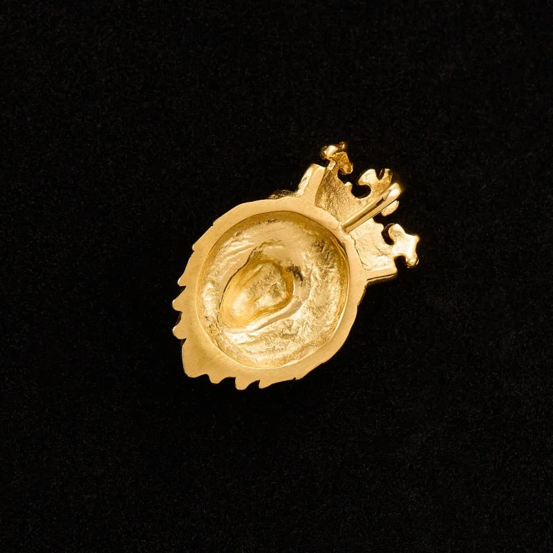Lion Head Crown Pendant Necklace — Iced Out, Stainless Steel