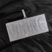 3D Custom Pendant Necklace — Personalized Two-Tone Copper Alloy