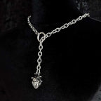 Vintage Heart Organ Necklace,Gothic jewelry,O-shaped,Punk,Hippie,Adjustable,Design Sense,Exaggerated,Choker for Women Man,Trendy